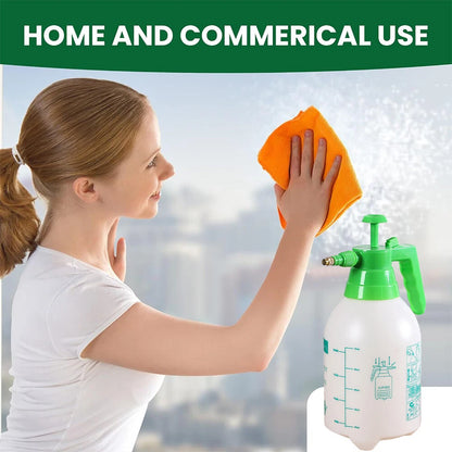 2L Garden Hand Pump Sprayer | Portable Pressure Spray Bottle